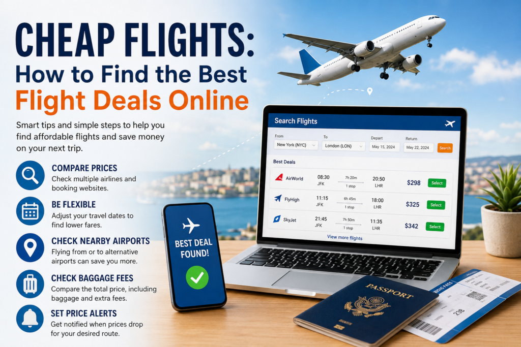 Cheap Flights: How to Find the Best Flight Deals Online